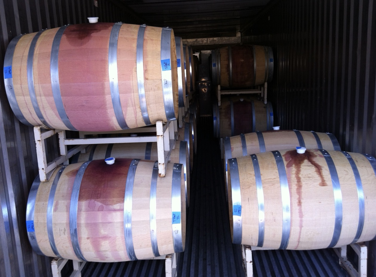 Wine in a Metal Box: Constructing a winery from salvaged cargo ...